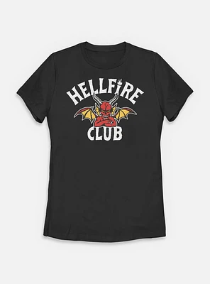 Stranger Things Devil Hellfire Club Logo Womens T-Shirt