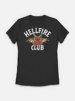 Stranger Things Devil Hellfire Club Logo Womens T-Shirt