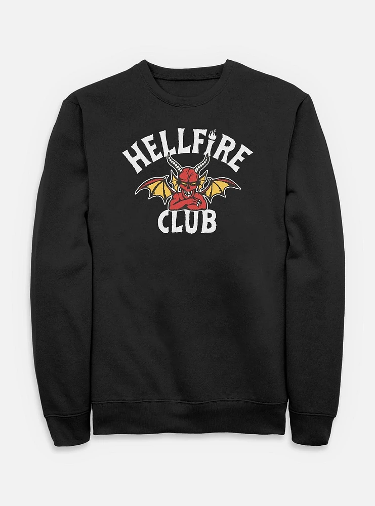 Stranger Things Devil Hellfire Club Logo Sweatshirt