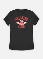 Stranger Things Devil Logo Hellfire Club Womens T-Shirt