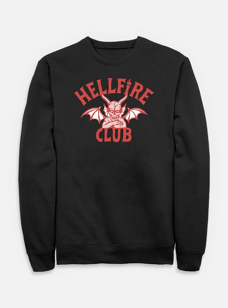 Stranger Things Devil Logo Hellfire Club Sweatshirt