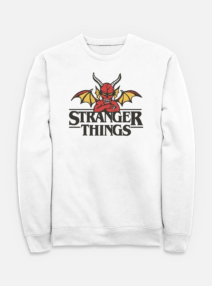 Stranger Things Hellfire Club Devil Logo Sweatshirt