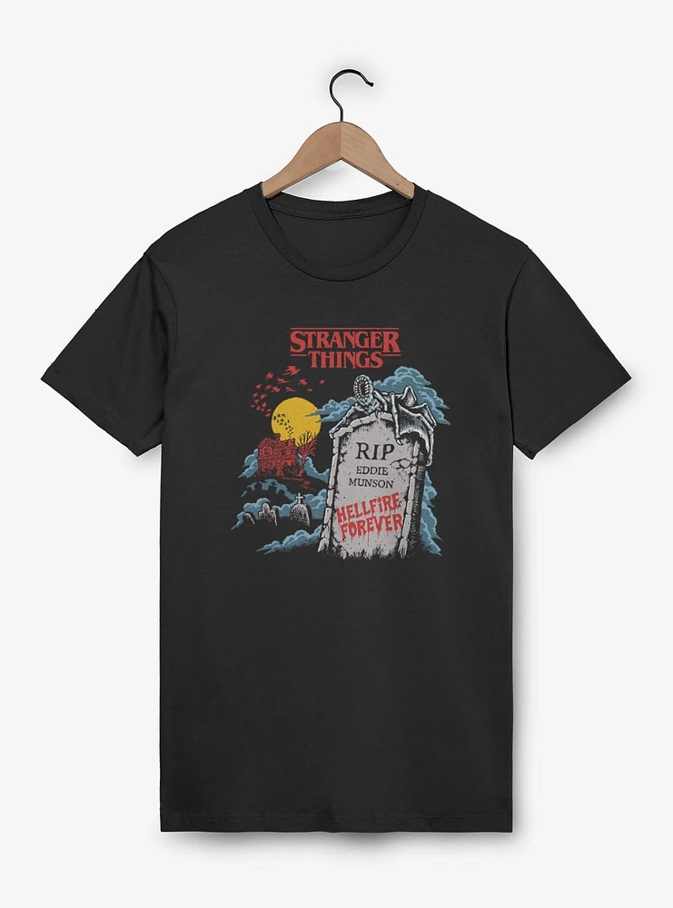 Stranger Things RIP Eddie Munson Hellfire Forever T-Shirt
