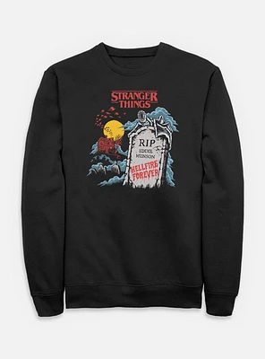 Stranger Things RIP Eddie Munson Hellfire Forever Sweatshirt