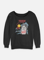 Stranger Things RIP Eddie Munson Hellfire Forever Womens Slouchy Sweatshirt