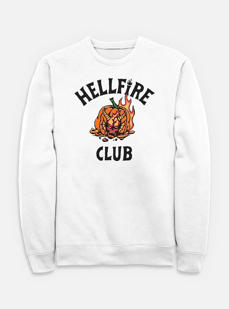 Stranger Things Hellfire Club Pumpkin Sweatshirt