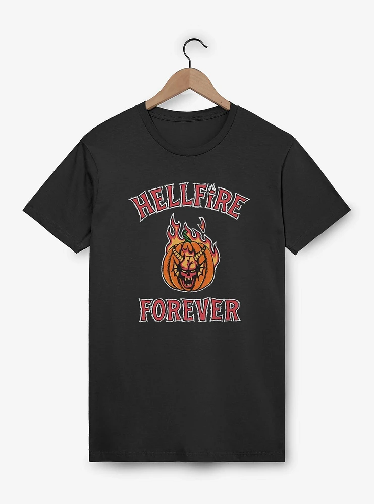 Stranger Things Hellfire Forever Pumpkin T-Shirt