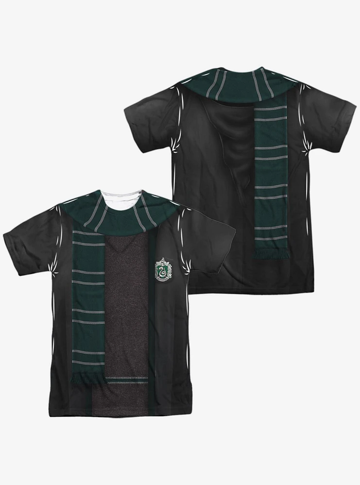 Harry Potter Slytherin Thin Scarf Costume Sublimated T-Shirt