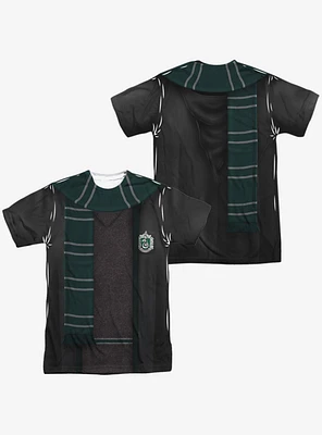 Harry Potter Slytherin Thin Scarf Costume Sublimated T-Shirt