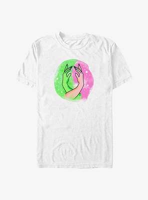 Wicked Pink And Green Hands Big & Tall T-Shirt