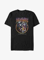 Disney The Nightmare Before Christmas Metal Circle Big & Tall T-Shirt