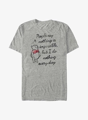 Disney Winnie The Pooh Impossible Big & Tall T-Shirt