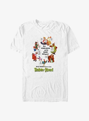 Disney Robin Hood Meet The Merry Menagerie Big & Tall T-Shirt