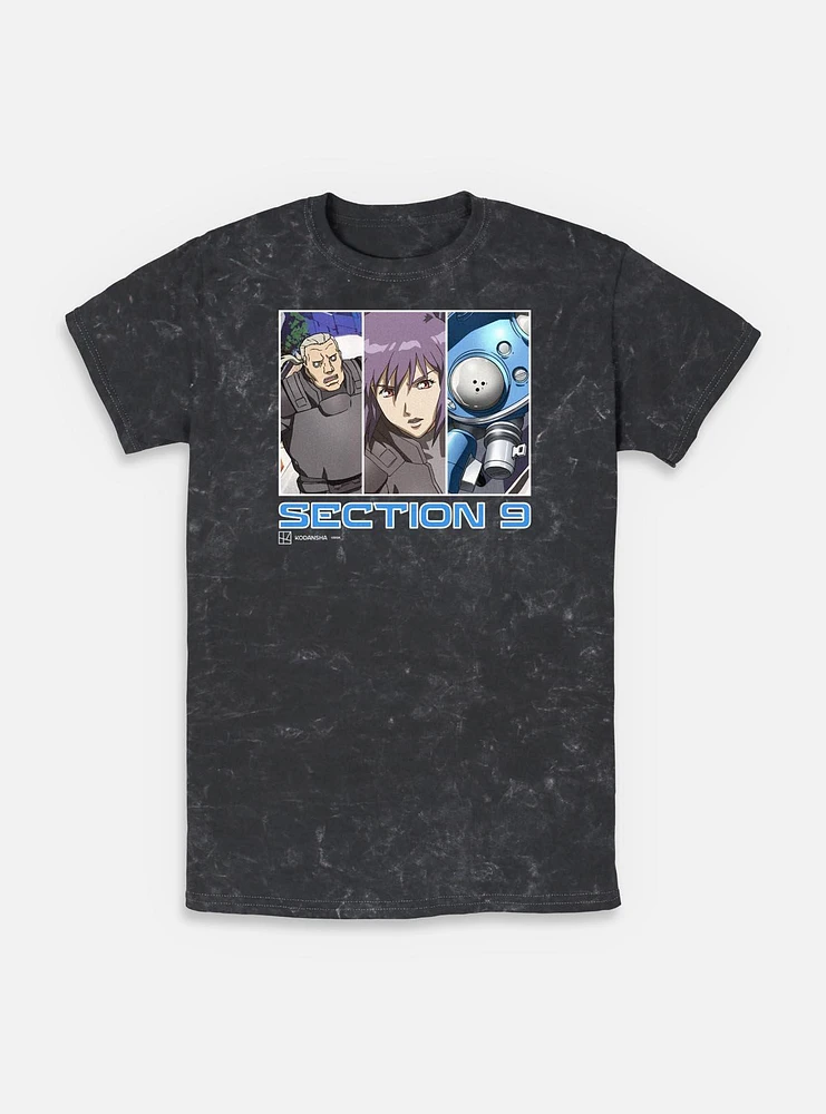 Ghost The Shell Section 9 Team Mineral Wash T-Shirt