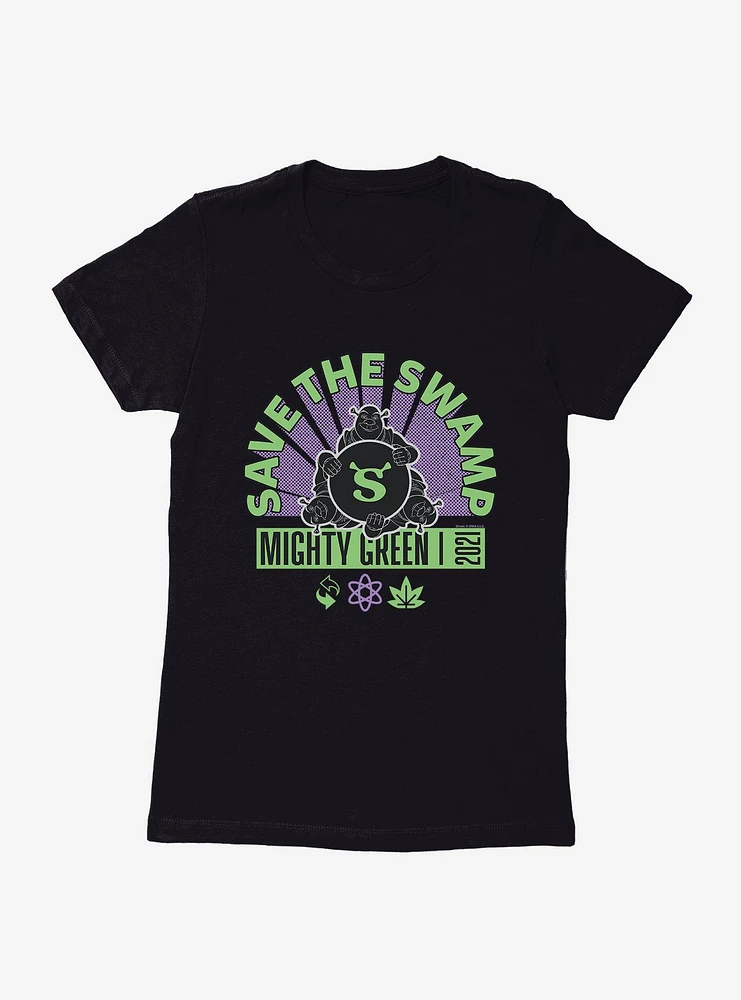 Shrek Save The Swamp Womens T-Shirt
