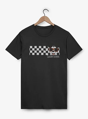 Disney Mickey Mouse Checker Flag  T-Shirt