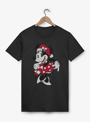 Disney Minnie Mouse Santa Hat T-Shirt