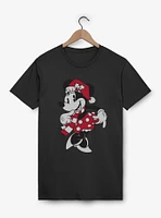 Disney Minnie Mouse Santa Hat T-Shirt