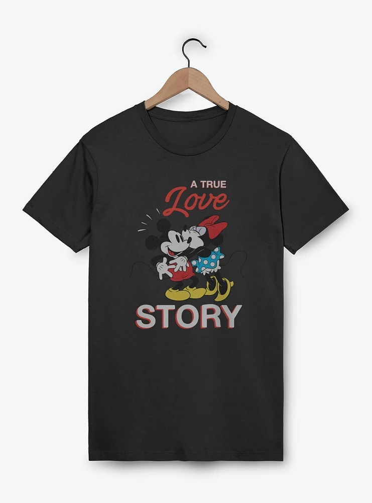 Disney Mickey Mouse & Minnie True Love Story T-Shirt