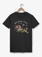 Disney Mickey Mouse Sled Dog Group T-Shirt