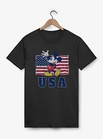 Disney Mickey Mouse USA Flag  T-Shirt