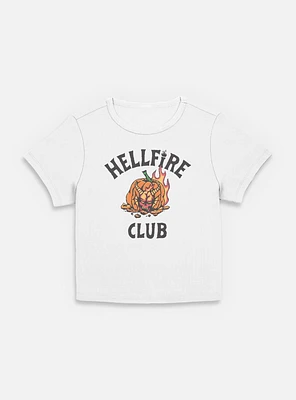 Stranger Things Hellfire Club Pumpkin Womens Baby T-Shirt