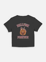 Stranger Things Hellfire Forever Pumpkin Womens Baby T-Shirt