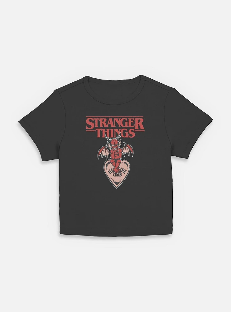 Stranger Things Hellfire Club Devil Womens Baby T-Shirt