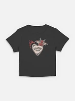 Stranger Things Hellfire Club Devil Heart Womens Baby T-Shirt