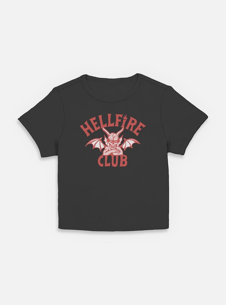 Stranger Things Devil Logo Hellfire Club Womens Baby T-Shirt