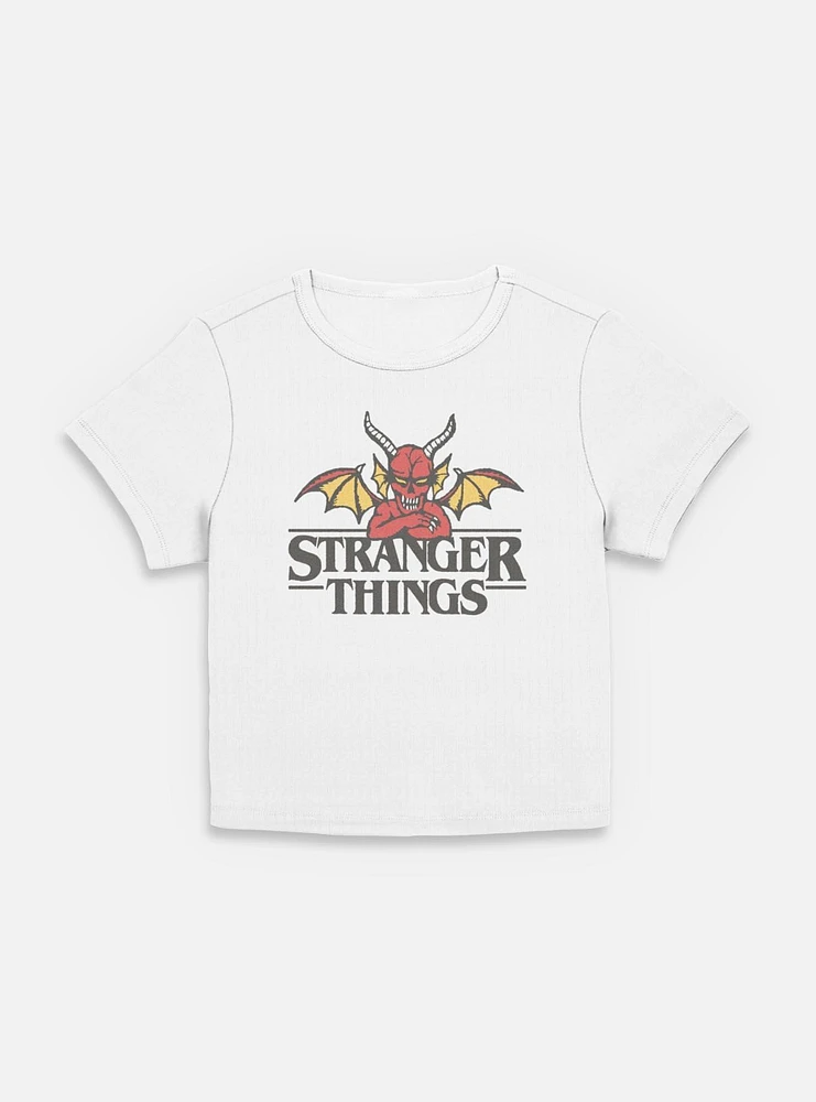 Stranger Things Hellfire Club Devil Logo Womens Baby T-Shirt