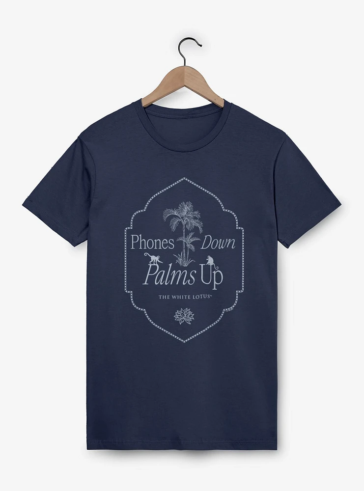 The White Lotus Phones Down Palms Up T-Shirt