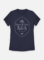 The White Lotus Phones Down Palms Up Womens T-Shirt
