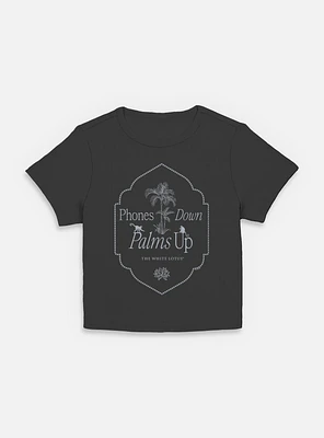 The White Lotus Phones Down Palms Up Women Baby T-Shirt