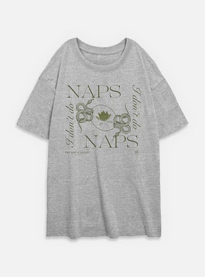 The White Lotus Naps Womens Oversized T-Shirt