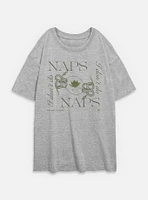 The White Lotus Naps Womens Oversized T-Shirt
