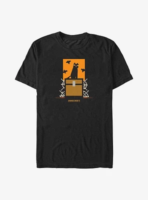 Minecraft Cat And Bats Big & Tall T-Shirt