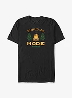 Minecraft Camp Fire Survival Big & Tall T-Shirt