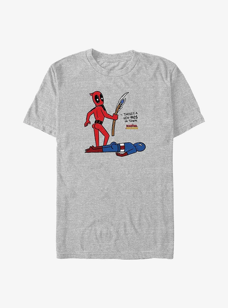 Marvel Deadpool & Wolverine New Town Big Tall T-Shirt