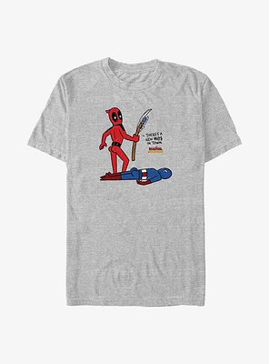 Marvel Deadpool & Wolverine New Town Big Tall T-Shirt