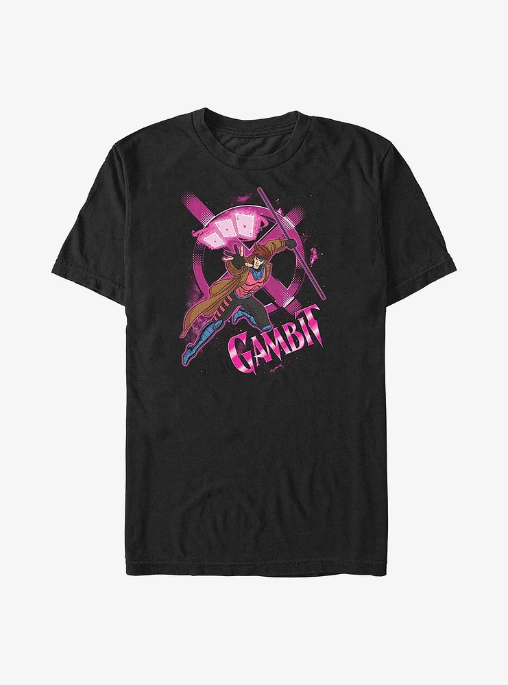X-Men Gambit Enhanced Powers Big & Tall T-Shirt