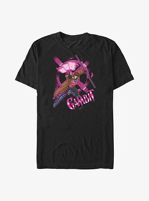X-Men Gambit Enhanced Powers Big & Tall T-Shirt