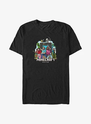 A Minecraft Movie Big Group Vector & Tall T-Shirt