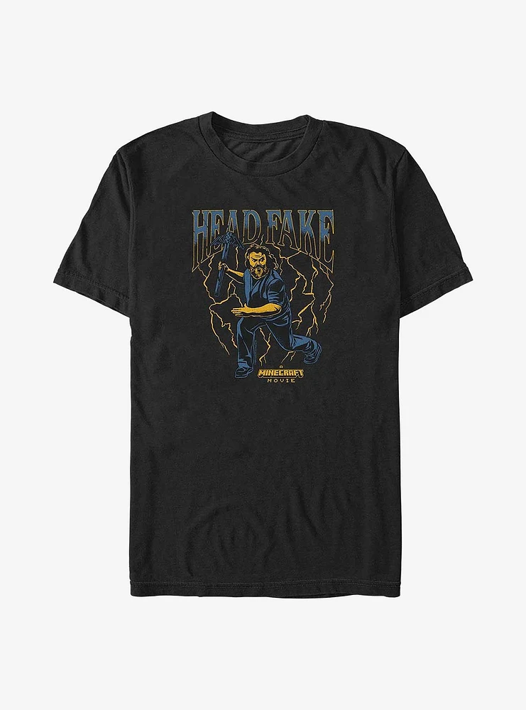 A Minecraft Movie Head Fake Big & Tall T-Shirt