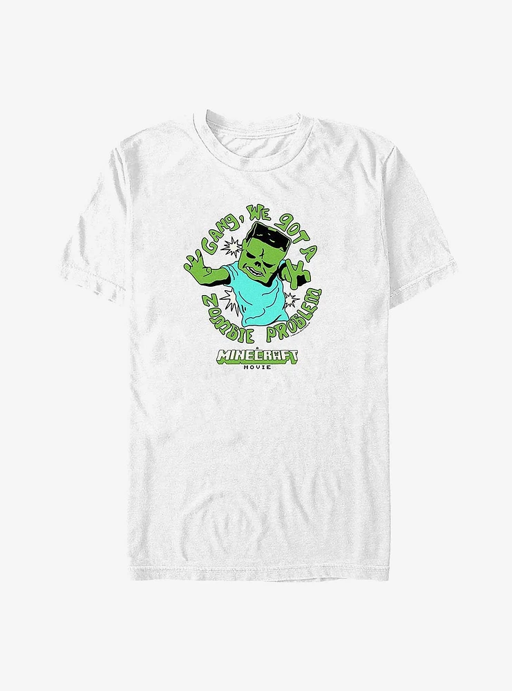 A Minecraft Movie Zombie Problem Big & Tall T-Shirt