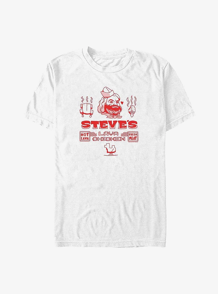 A Minecraft Movie Steves Lava Chicken Big & Tall T-Shirt
