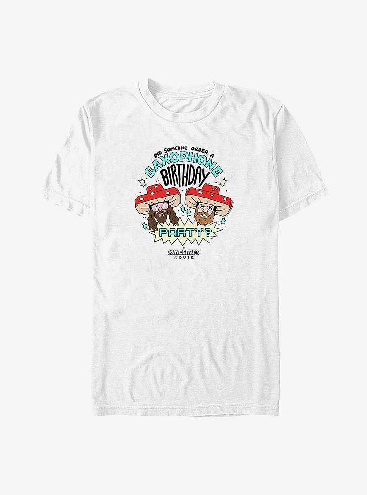 A Minecraft Movie Saxophone Birthday Big & Tall T-Shirt