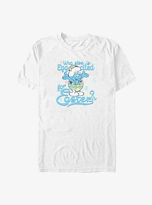 The Smurfs Eggcited For Easter Big & Tall T-Shirt