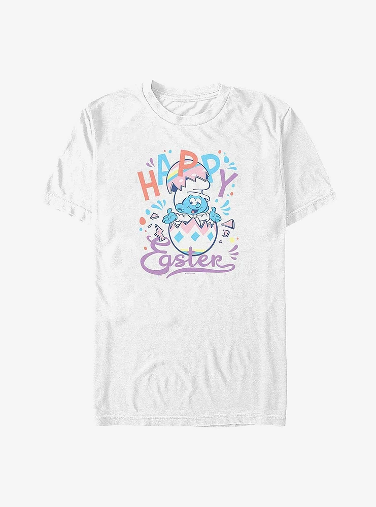 The Smurfs Happy Easter Baby Smurf Big & Tall T-Shirt