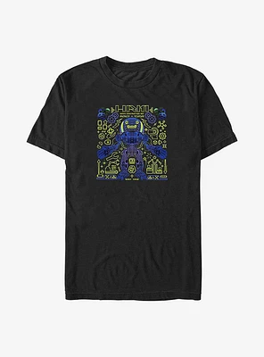 Electric State Heavy Construction Bot Big & Tall T-Shirt